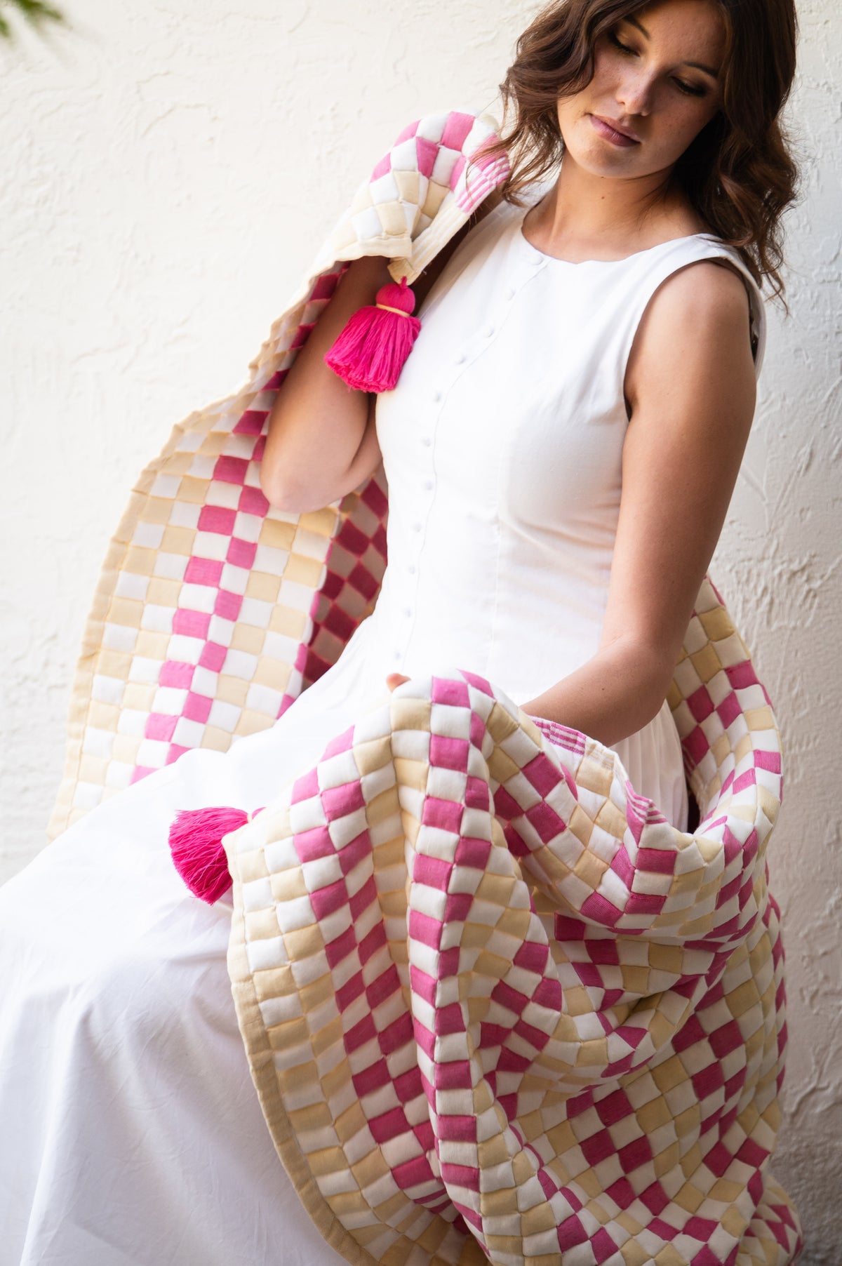 Amer Handwoven Sujani Throw