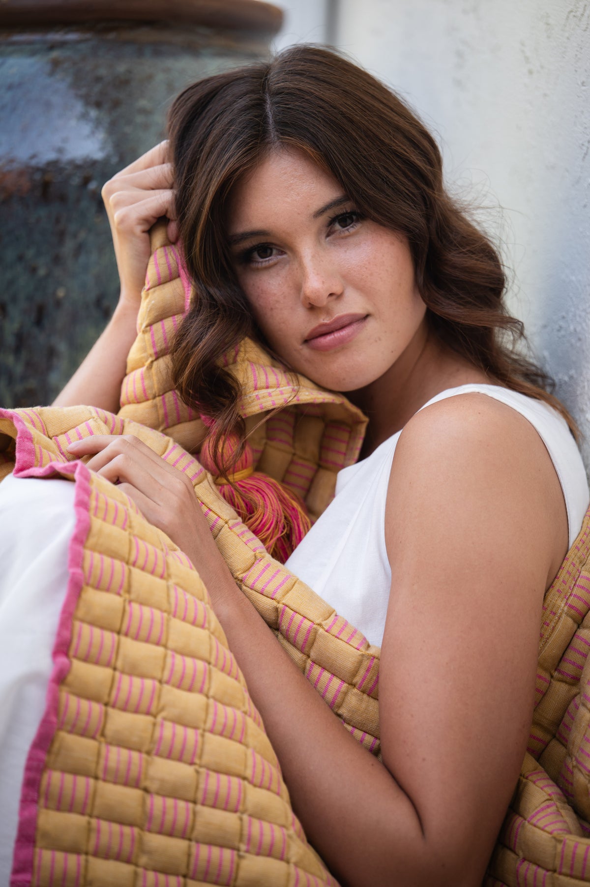 Sona Handwoven Sujani Throw