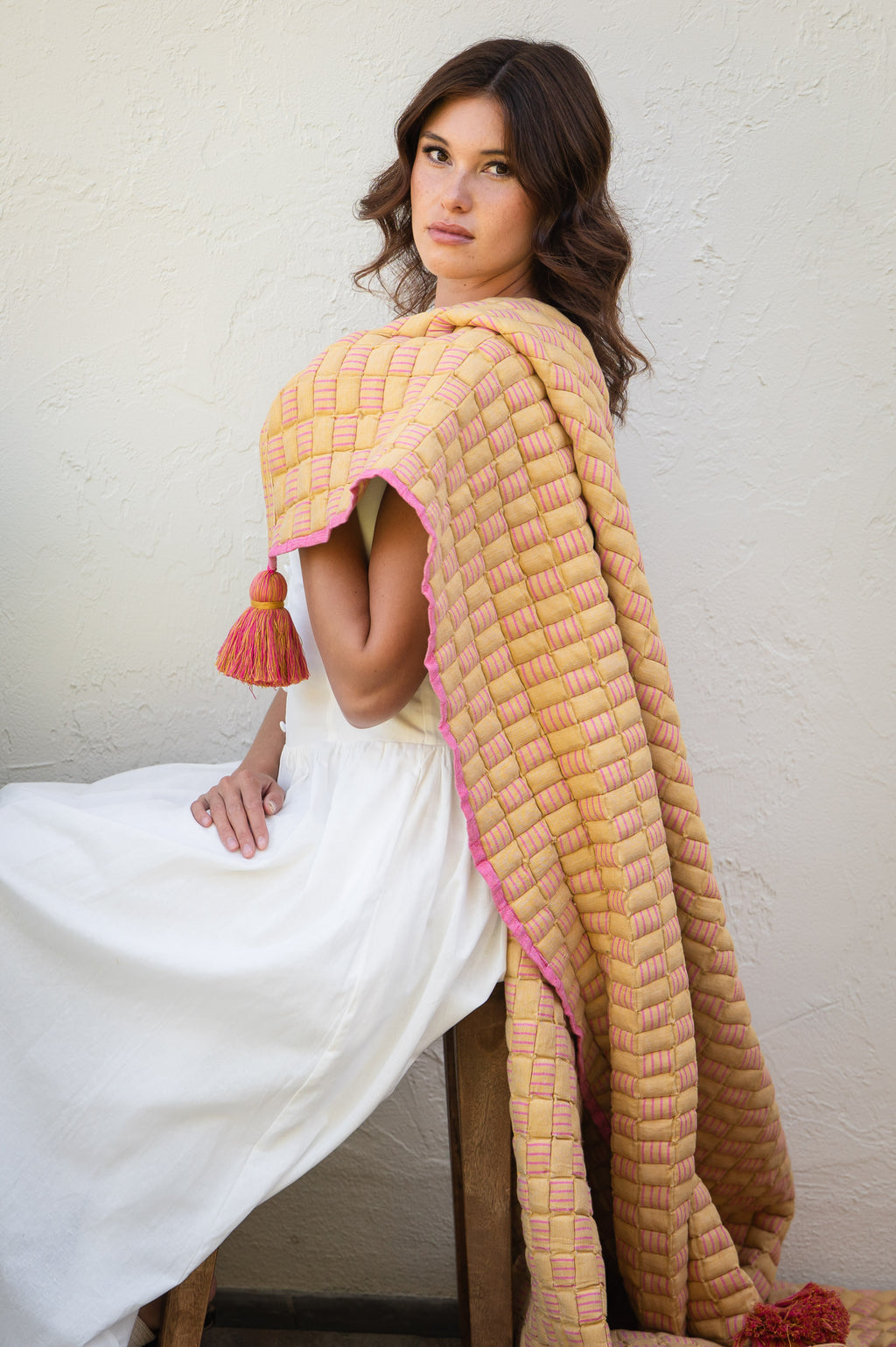 Sona Handwoven Sujani Throw