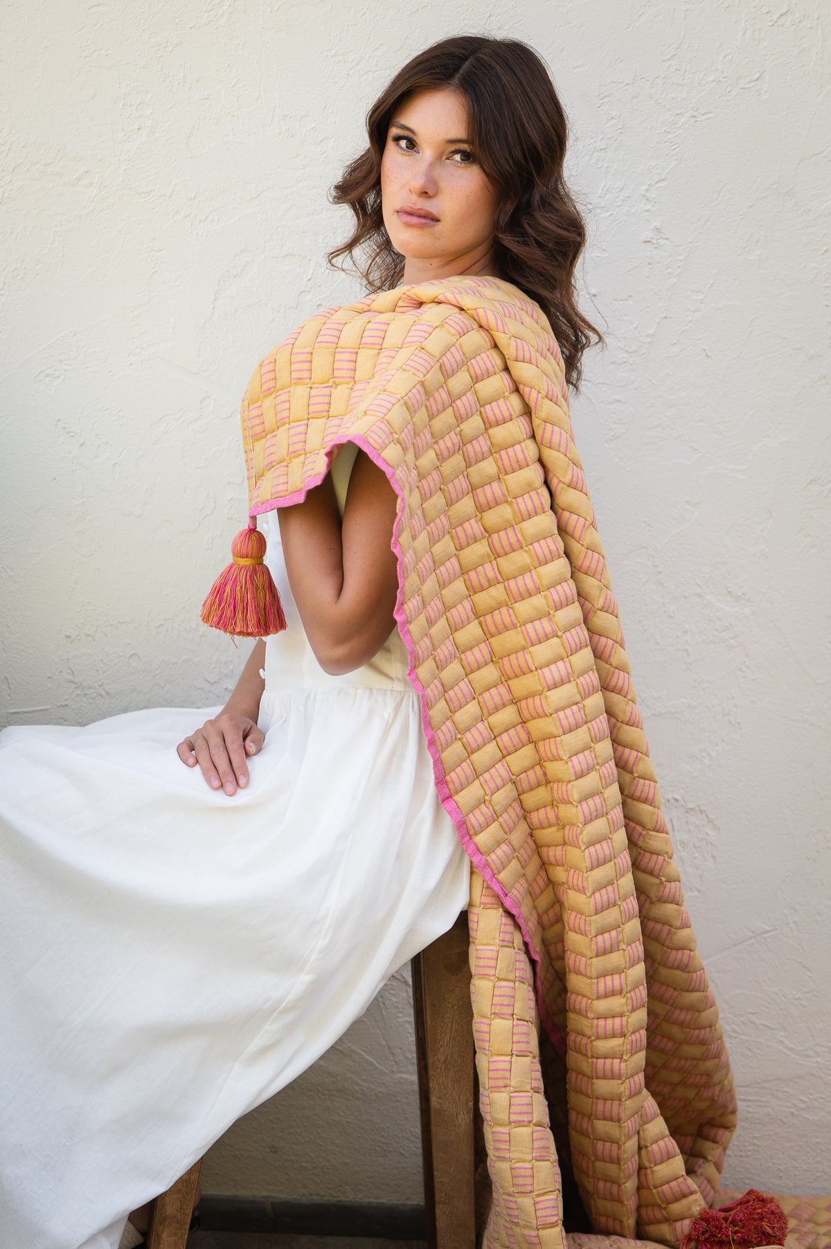 Sona Handwoven Sujani Throw