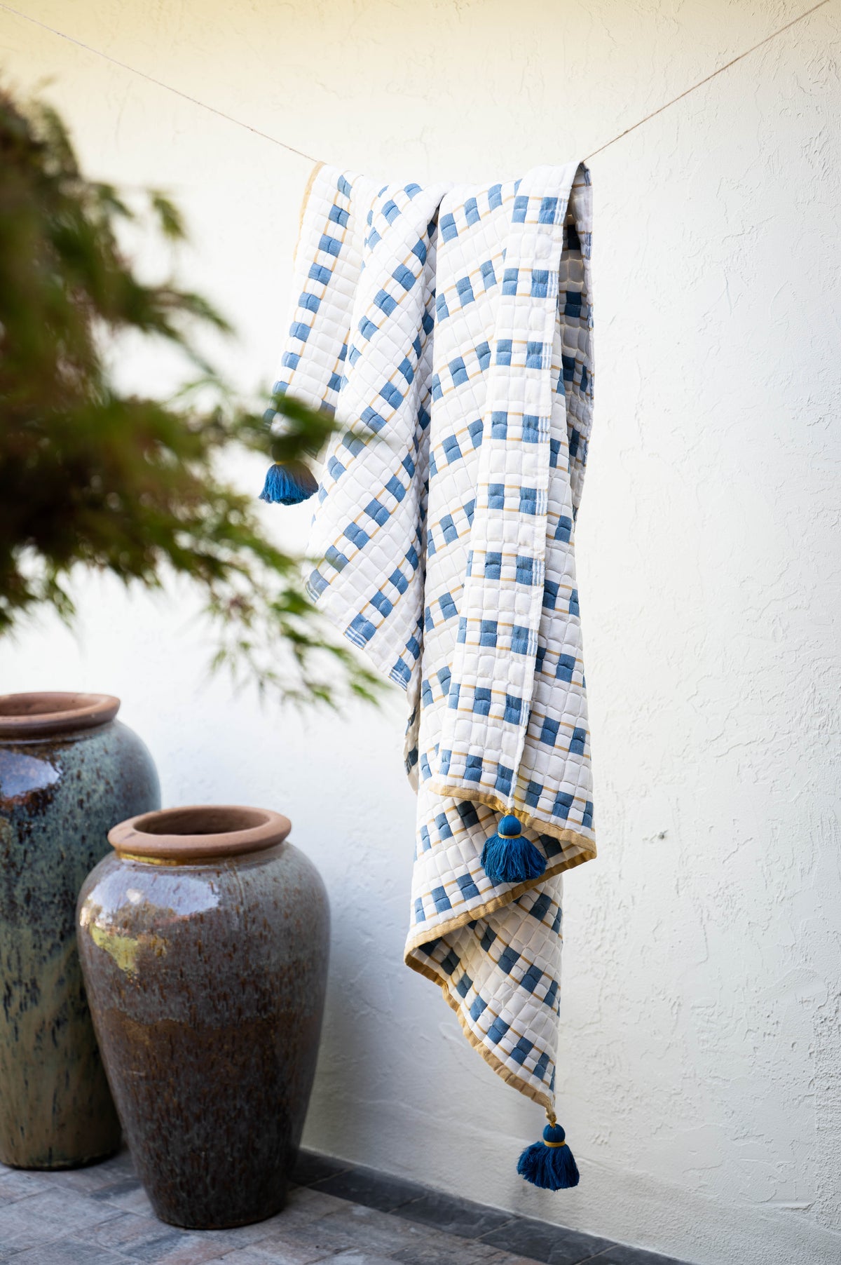 Indra Handwoven Sujani Throw