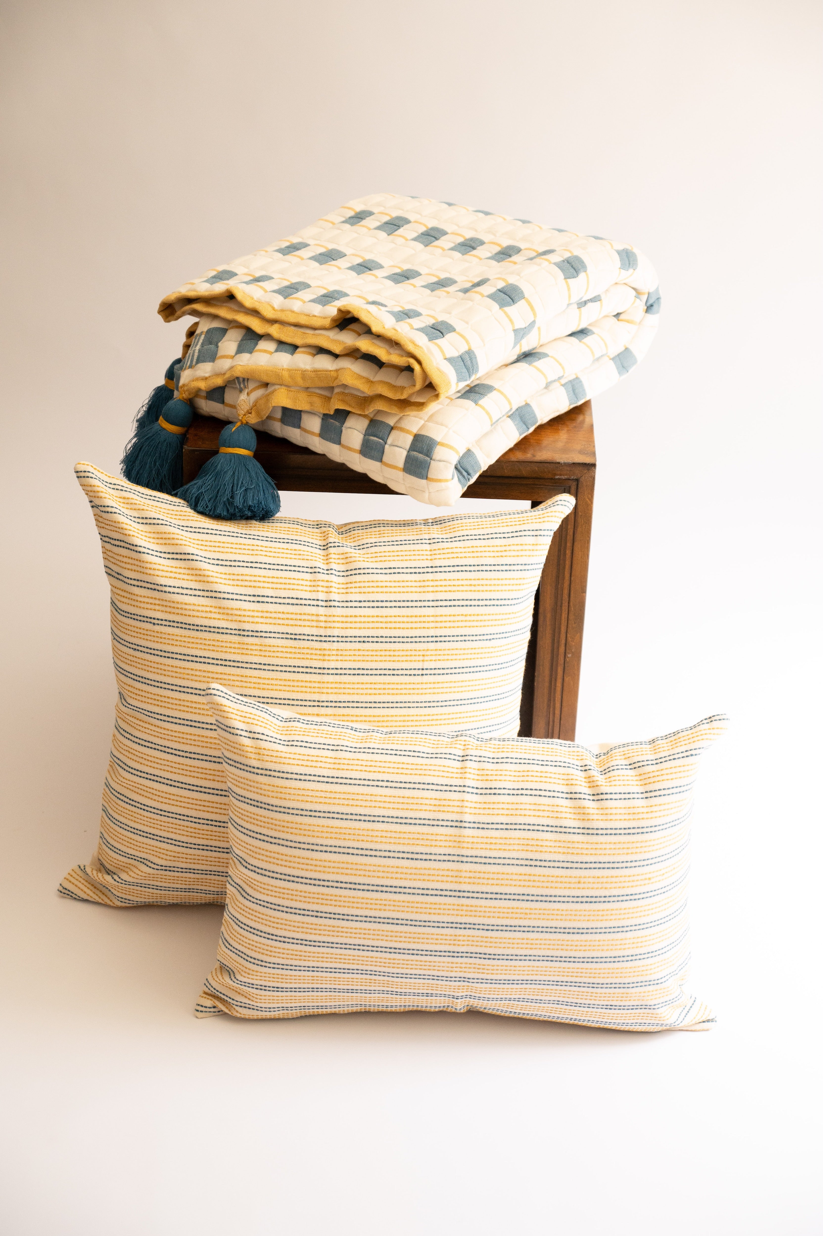 Ambar Handloom Throw Pillow 14"x20" Lumbar