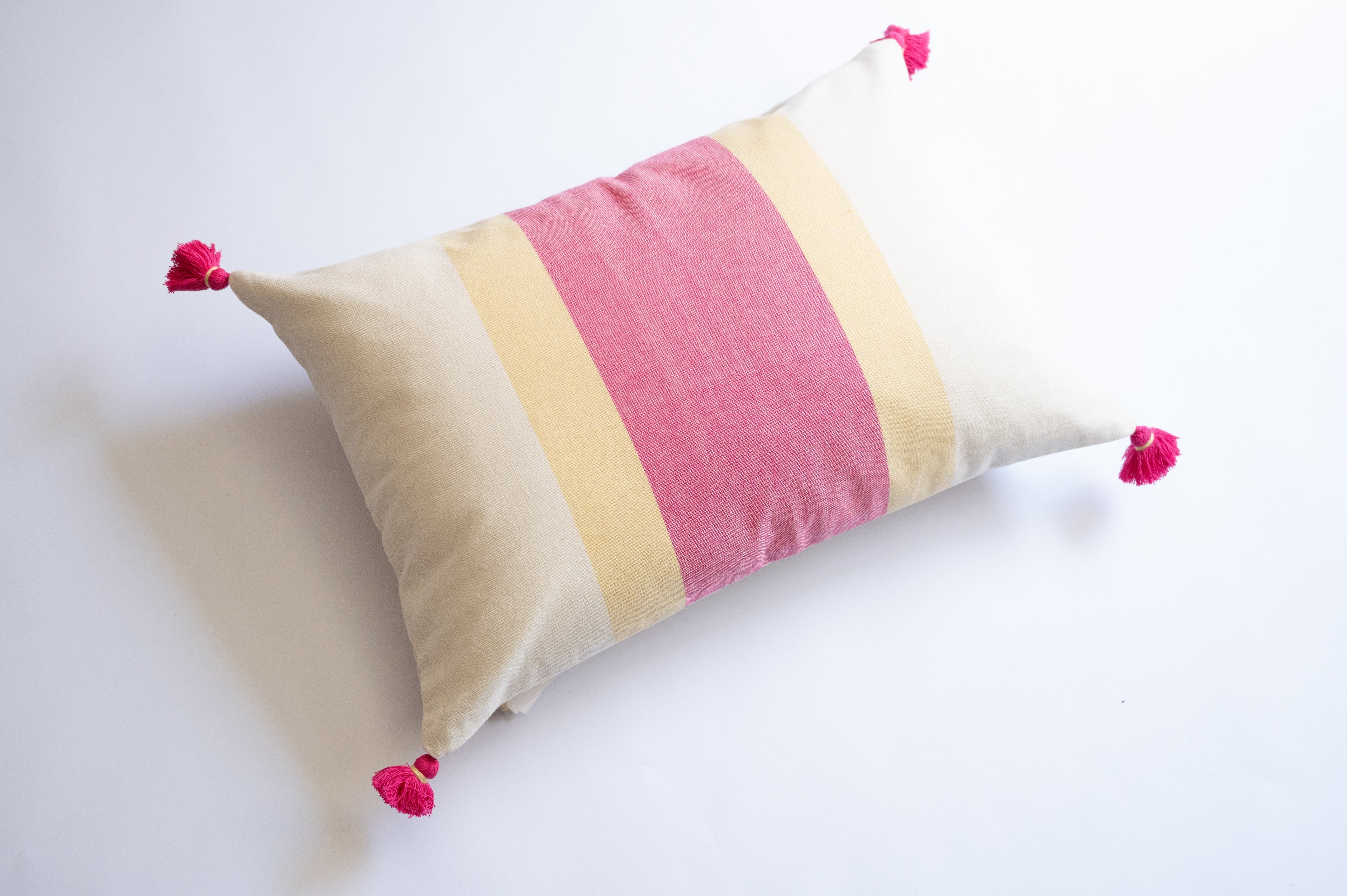Saroj Handloom Throw Pillow 14"x20" Lumbar