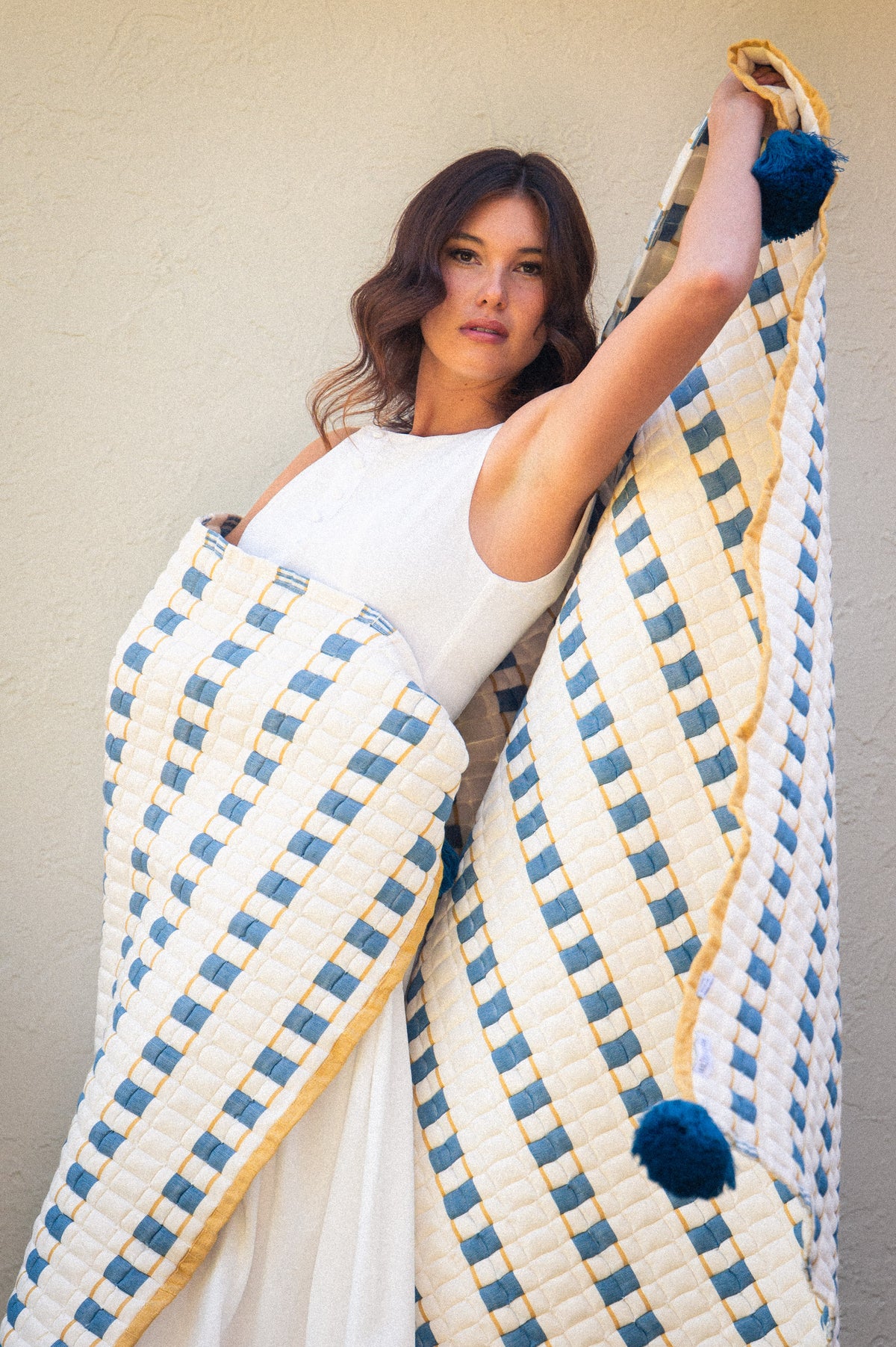 Indra Handwoven Sujani Throw