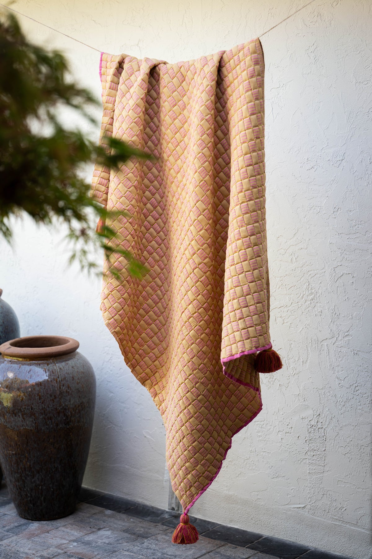 Sona Handwoven Sujani Throw