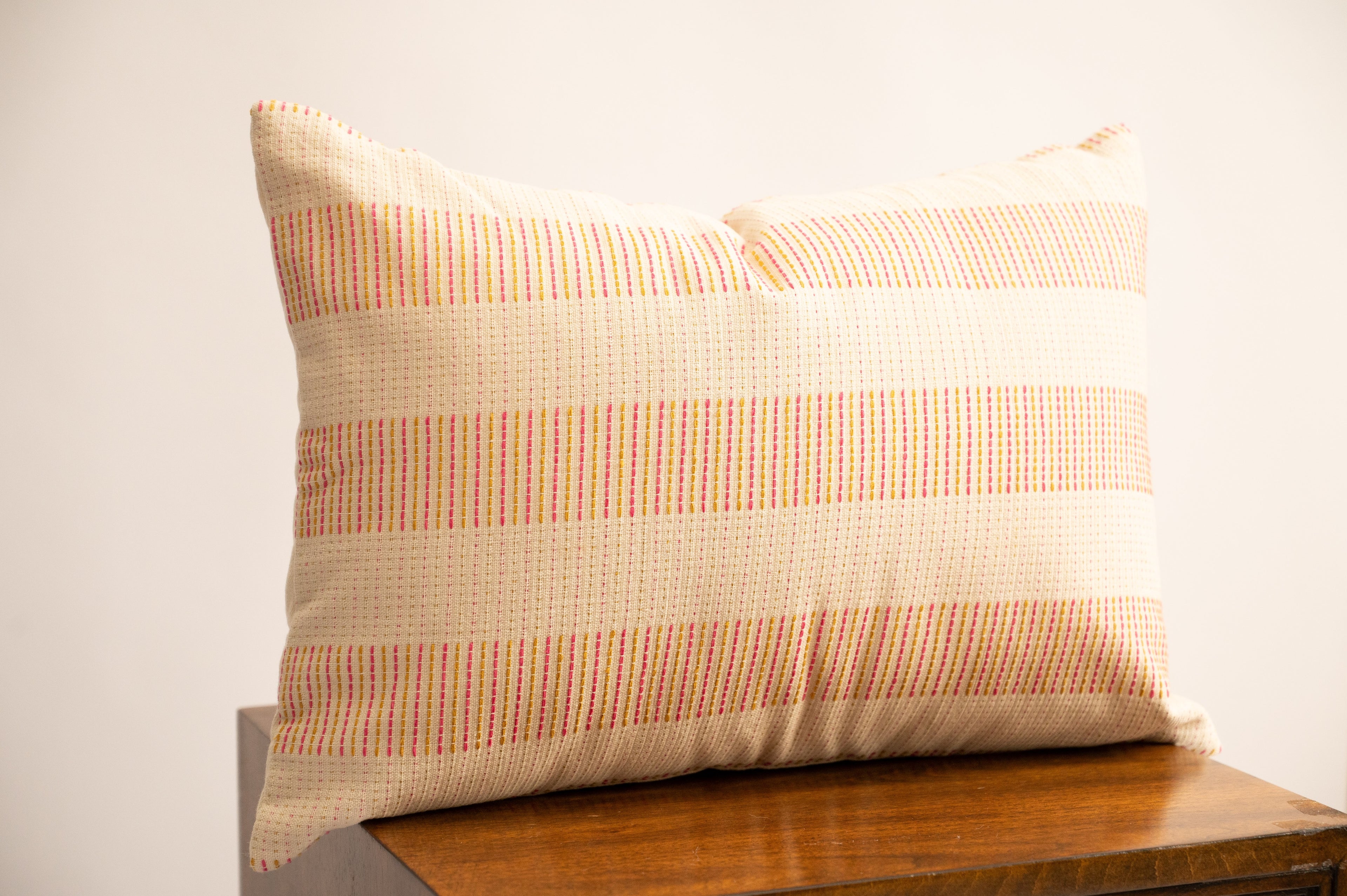 Ranisa Handloom Throw Pillow 14"x20" Lumbar