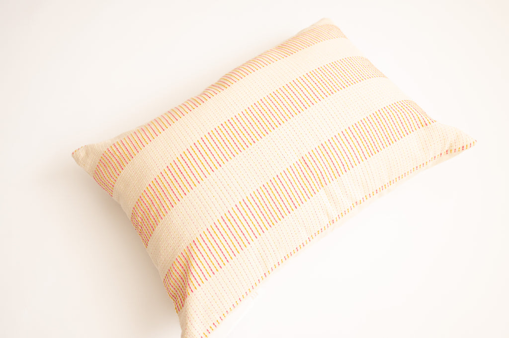 Ranisa Handloom Throw Pillow 14"x20" Lumbar